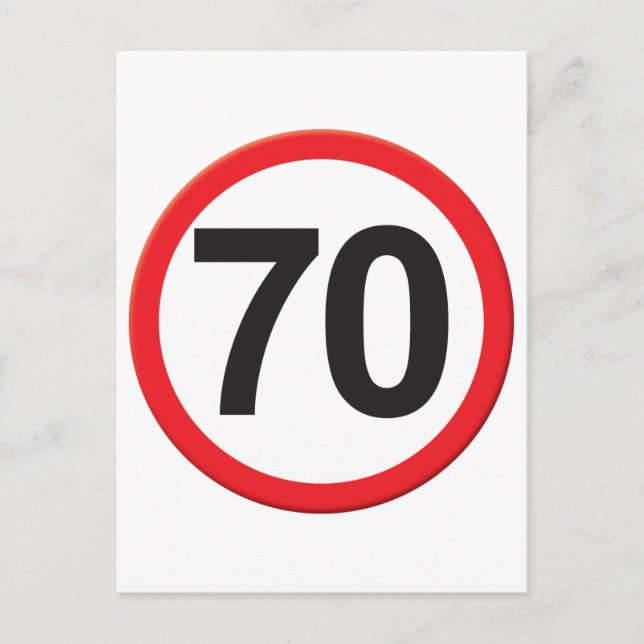 Postal Edad 70 (Anverso)