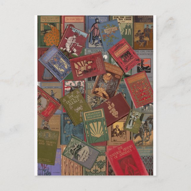 Postal Edad de Oro de los Libros (Anverso)