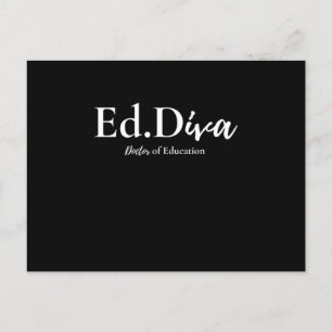Postal Edd Médica De Educación Edd Diva Doctorado