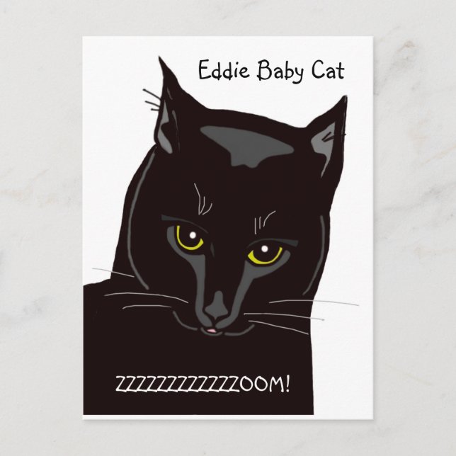Postal Eddie Baby Cat Postcard (Anverso)