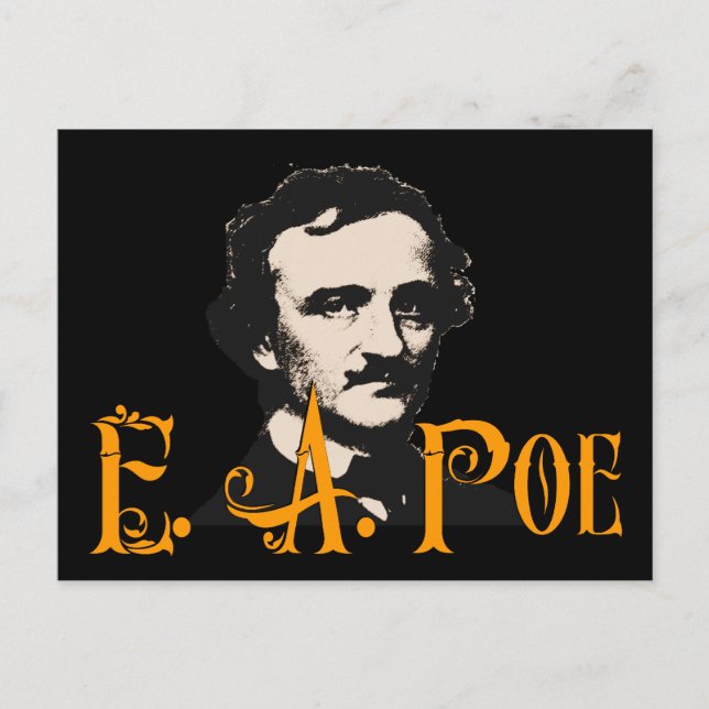 Postal Edgar Allan Poe (Anverso)