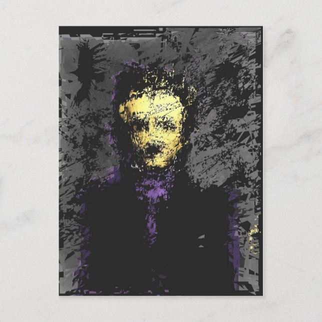 Postal Edgar Allan Poe (Anverso)