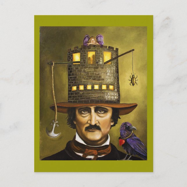 Postal Edgar Allan Poe (Anverso)