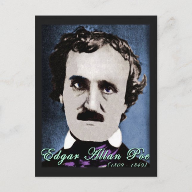 Postal Edgar Allan Poe (Anverso)