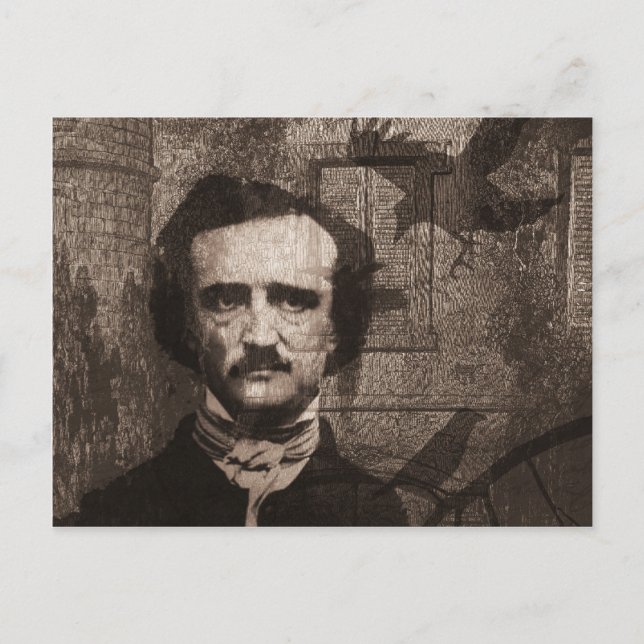 Postal Edgar Allan Poe (Anverso)