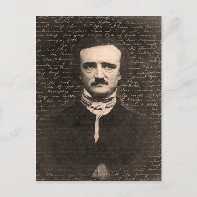 Postal Edgar Allan Poe (Anverso)