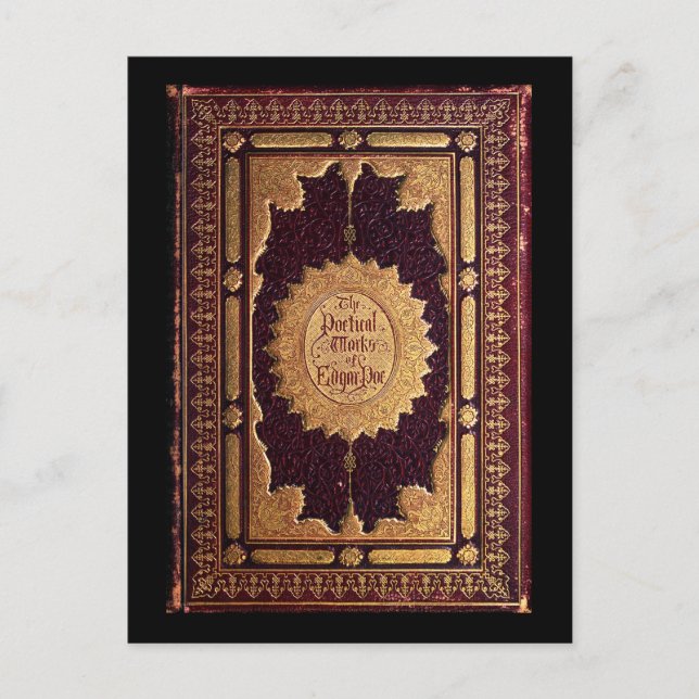 Postal Edgar Allan Poe Antiguo (Anverso)