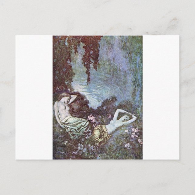 Postal Edgar Allan Poe de Dulac (Anverso)