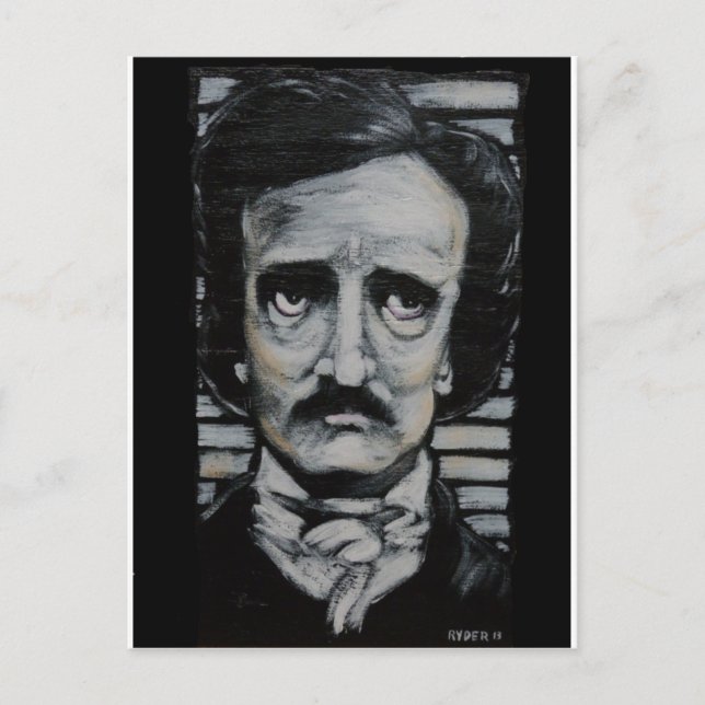Postal Edgar Allen Poe (Anverso)