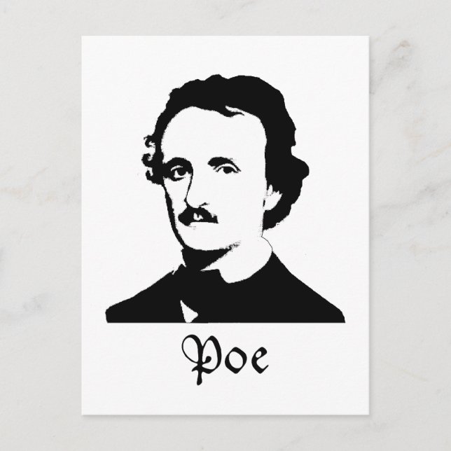 Postal Edgar Allen Poe (Anverso)
