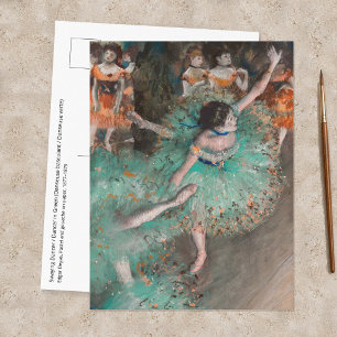 Postal Edgar Degas - Bailarina balanceándose / Bailarina