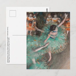 Postal Edgar Degas - Bailarina balancín / bailarina en ve