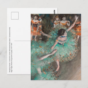 Postal Edgar Degas - Bailarina balancín / bailarina en ve