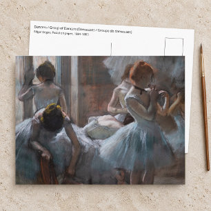 Postal Edgar Degas - Bailarinas