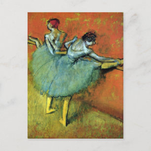 Postal Edgar Degas - Bailarinas en el bar
