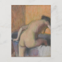 Edgar Degas | Bather Stepping into a Tub