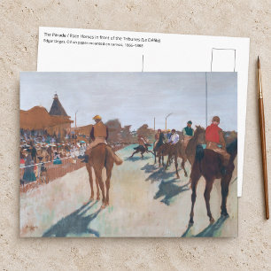 Postal Edgar Degas - El Desfile
