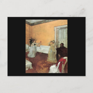 Postal Edgar Degas El Duet