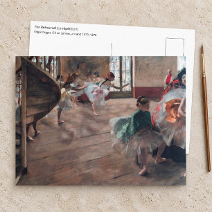 Postal Edgar Degas - El Ensayo