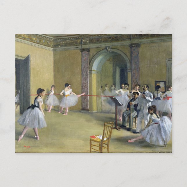 Postal Edgar Degas | El Foyer de Baile (Anverso)