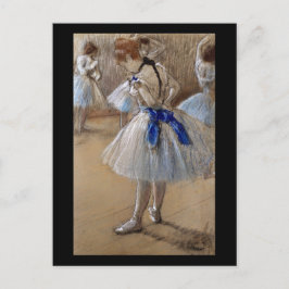 Postal Edgar Degas | Estudio de una bailarina