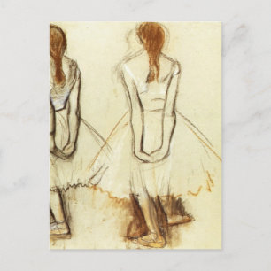Postal Edgar Degas: Estudio para la bailarina pequeña
