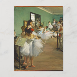 Postal Edgar Degas La Clase de Baile