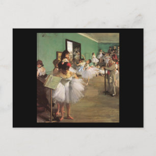 Postal Edgar Degas La Clase De Baile