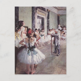 Postal Edgar Degas La Clase De Baile