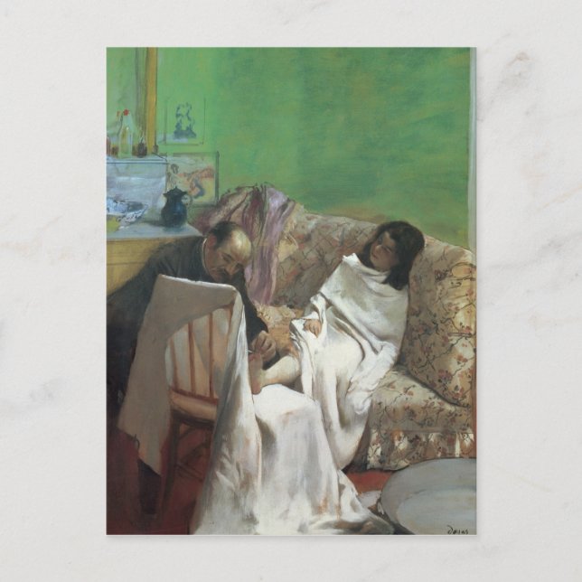 Postal Edgar Degas | La Directiva 1873 (Anverso)