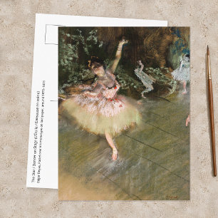 Postal Edgar Degas - La Estrella 1878