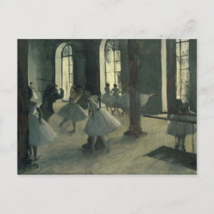 Postal Edgar Degas - La Répétition au foyer de la danse