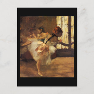 Postal Edgar Degas La Répétition De Danse
