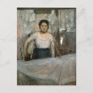 Postal Edgar Degas - Planchado femenino