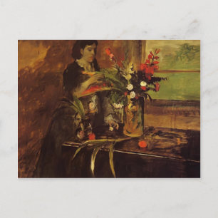 Postal Edgar Degas - Retrato de Rene De Gas