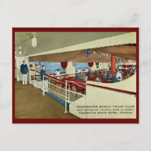 Postal Edgewater Beach Hotel, Chicago Vintage