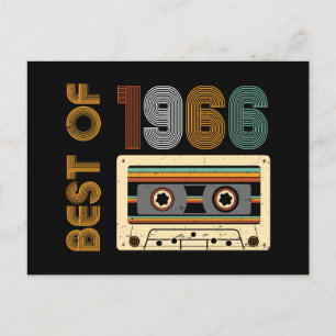 Postal Edición de 1966 Hecho en 1966 60 cumpleaños 60 año