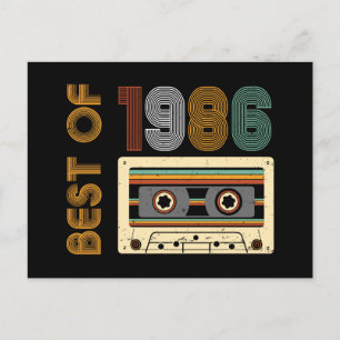 Postal Edición de 1986 Hecho en 1986 40 cumpleaños 40 año