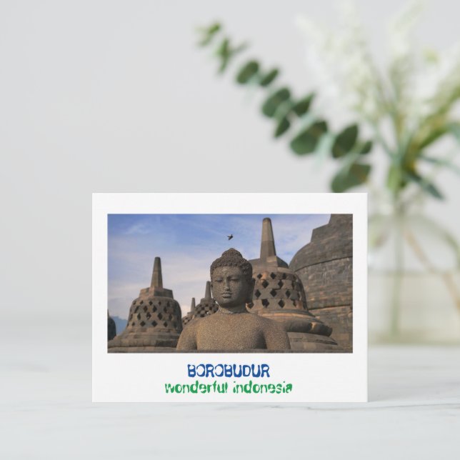 Postal Edición de Borobudur (Anverso de pie)