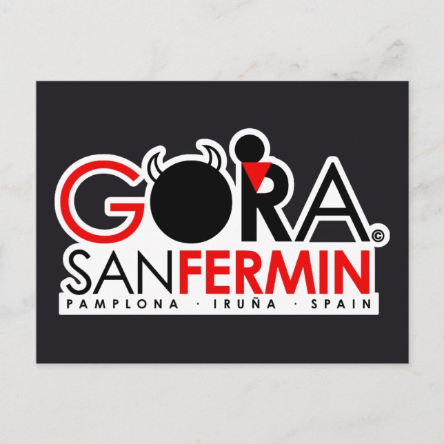 POSTAL EDICIÓN ESPECIAL DE SAN FERMIN (Anverso)