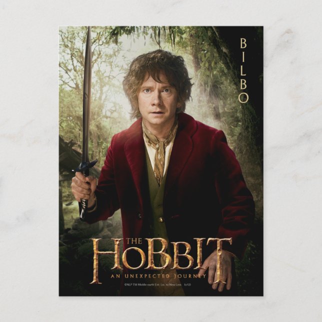 Postal Edición limitada: BILBO BAGGINS™ (Anverso)
