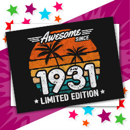 Postal Edición Limitada Retro Impresionante Desde 1931