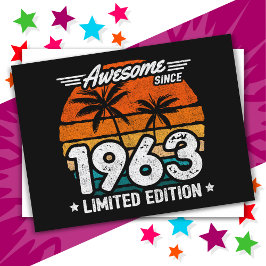 Postal Edición Limitada Retro Impresionante Desde 1963 Na