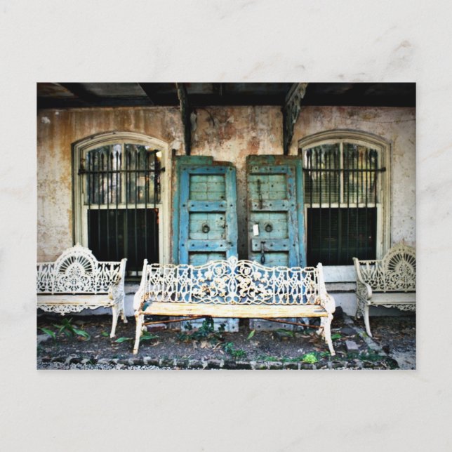 Postal Edificio antiguo de Savannah (Anverso)