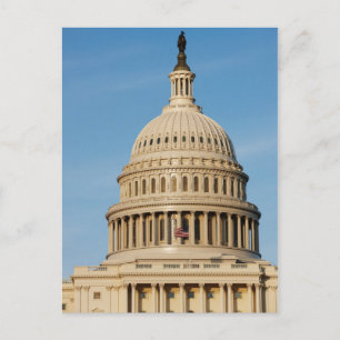 Postal Edificio Capitol al atardecer