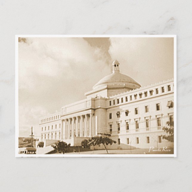 Postal Edificio Capitol, San Juan, Historia, Puerto Rico (Anverso)
