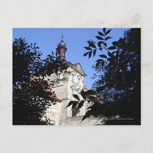 Postal Edificio con marcos de árbol (Anverso)