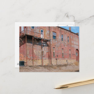 Postal Edificio con signos fantasmales en Fort Madison, I