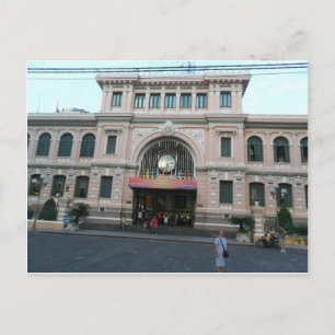 Postal Edificio de correos en Ho Chi Minh, Vietnam