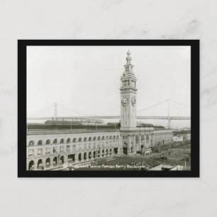 Postal Edificio de ferris, San Francisco Vintage